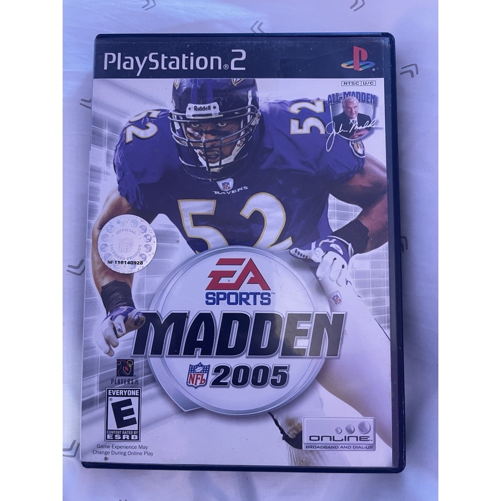 Madden NFL 2005 Football‎ Sony PlayStation 2 PS2 Complete Tested